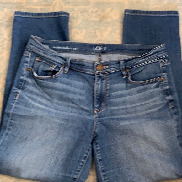 LOFT Denim - Loft Ann Taylor modern crop jeans.  30 waist size 10.